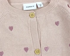 Name It sepia rose hjerter cardigan